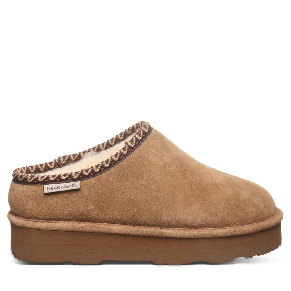 BEARPAW Martis Hickory Slippers Women’s Size 10 Suede